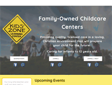Tablet Screenshot of kidszonelearningcenter.org